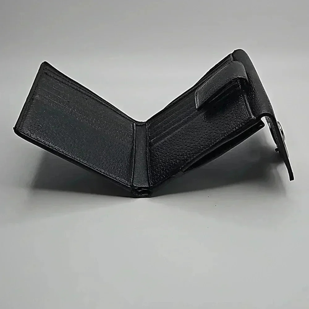 Gucci Black Leather wallet with coin pouch with dust bag - Picture 6 of 10